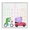 Stupell Industries Amsterdam Buildings & Animals Framed Giclee, design by Carla Daly